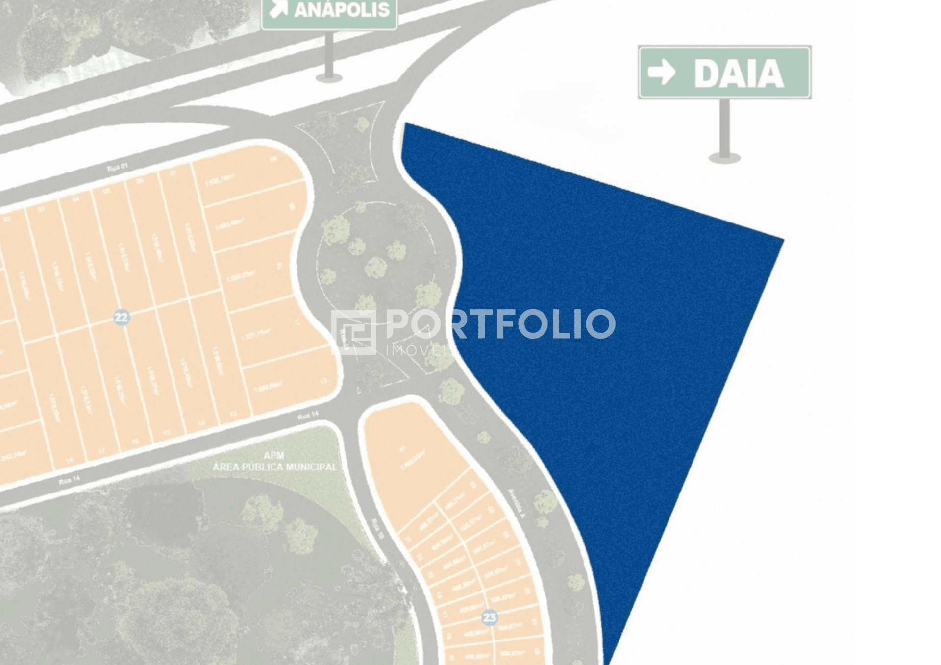 Área comercial à venda em Anápolis com 36.000m² de frente para a BR-153