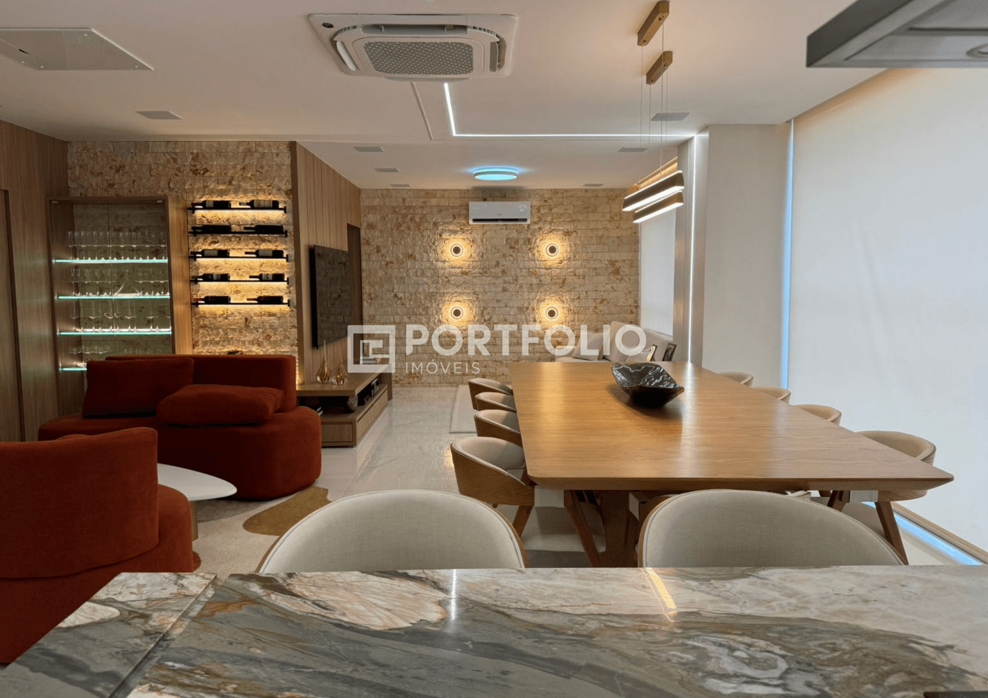 Aluga-se Apartamento Alto Padrão Mobiliado no Skygarden Flamboyant, Jd Goiás, Goiânia.