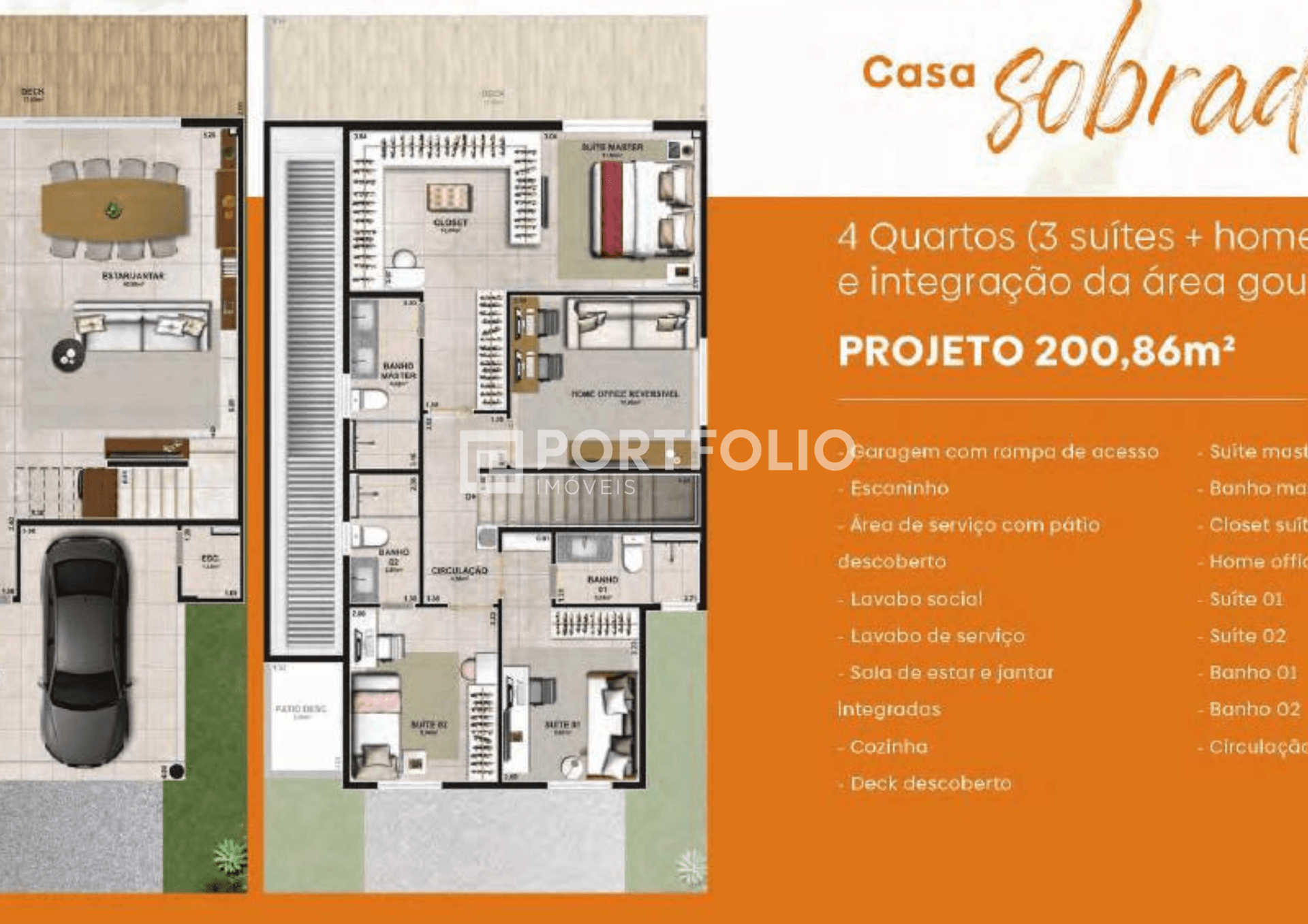 Sobrado à venda 4 quartos 200m² Jardins Lyon, Aparecida de Goiânia.