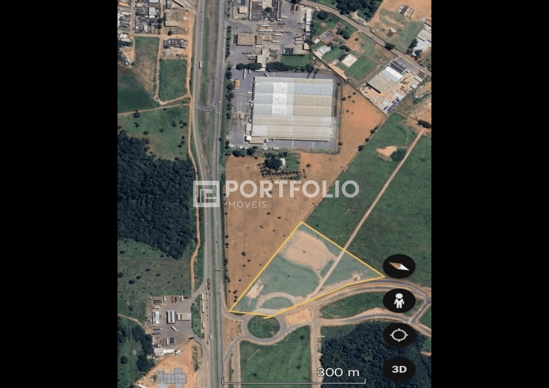 Área comercial à venda em Anápolis com 36.000m² de frente para a BR-153