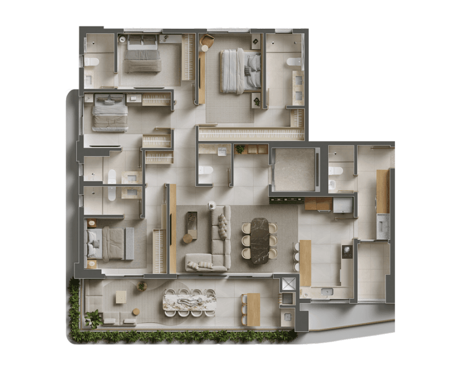 Planta Final 01 - 4º ao 8º pav