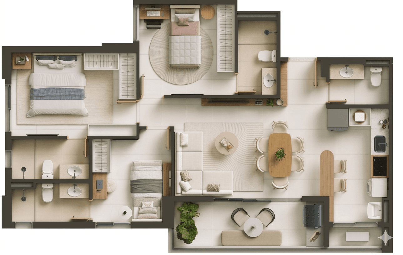 Planta Finais 01 e 08